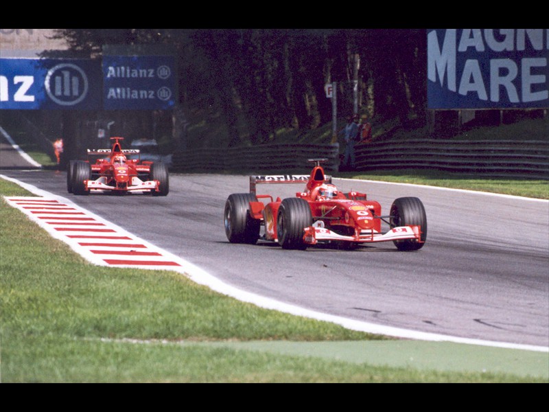 2002 M. Schumacher e R. Barrichello su Ferrari