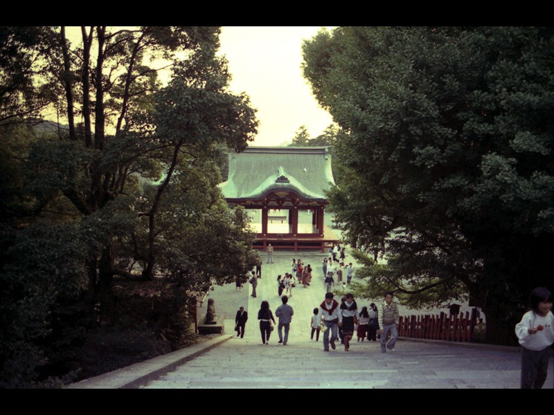 Uscita dal Santuario Tsurugaoka Hachiman