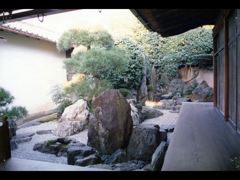 Tempio Daitokuji giardino di rocce