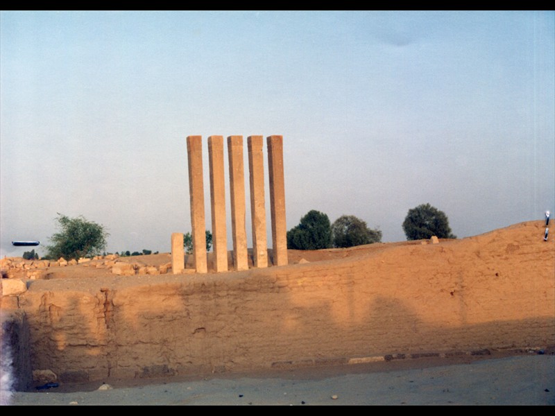 Il tempio Awwam, fatto edificare dal mukarrib Yada'el Darith nel 400A.C. in onore del dio Luna