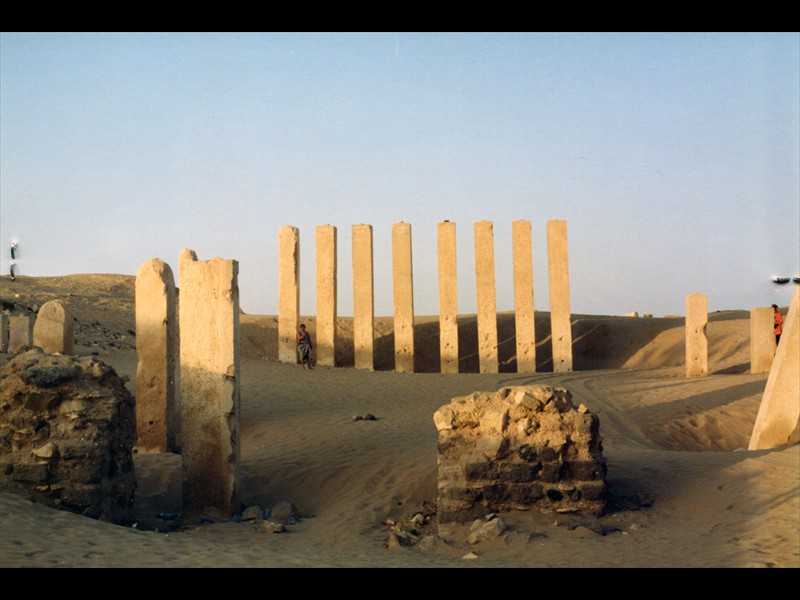 Il tempio del sole Sabaean di Mahram Bilquis